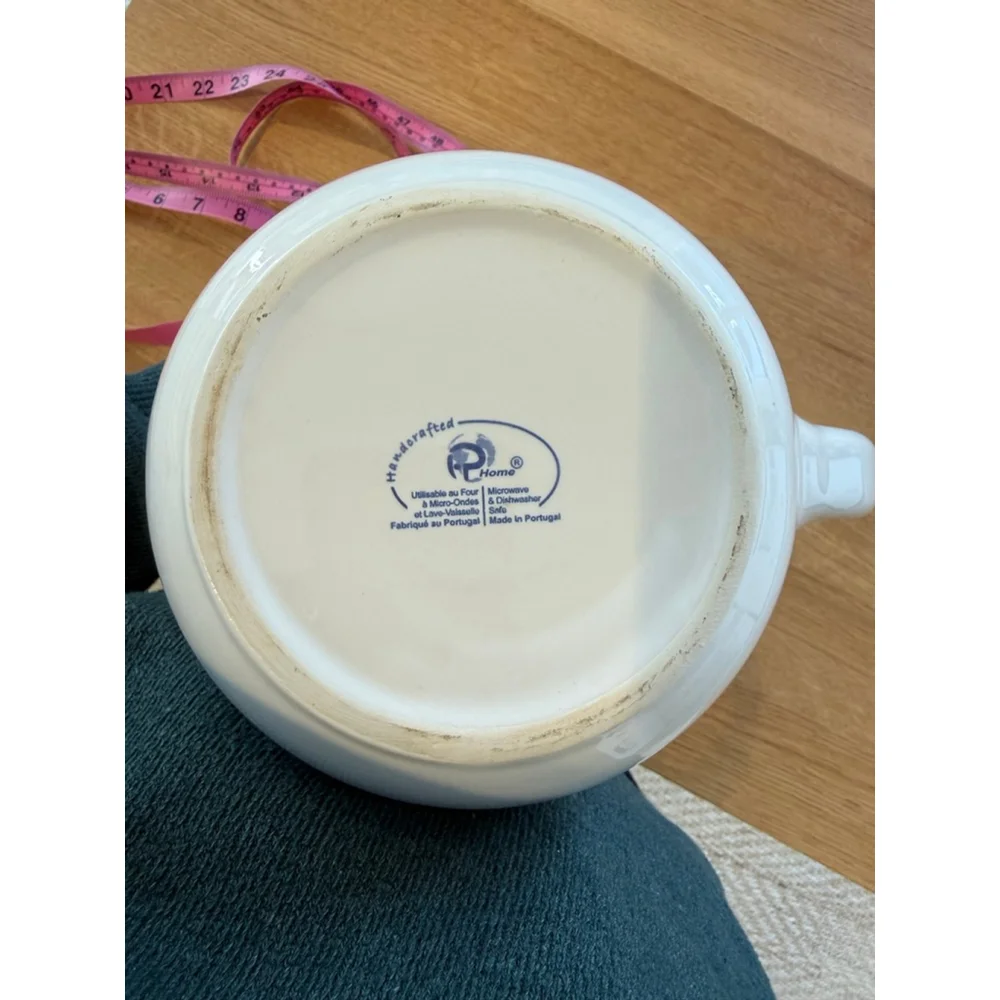 RP Home White Ceramic Pitcher One Size - Picture 5 of 5